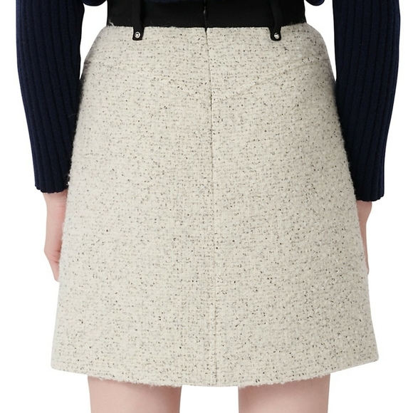 NEW MAJE Jadka Tweed Mini Skirt - Picture 2 of 8